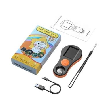 Imagem de Lupa Digital Portátil 2MP Microscópio De Vídeo Com Tela De 2 Polegadas