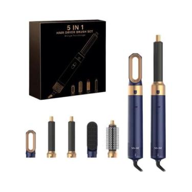 Imagem de Secador De Cabelo Iônico 5 Em 1 De Secagem Rápida, Conjunto De Escova 
