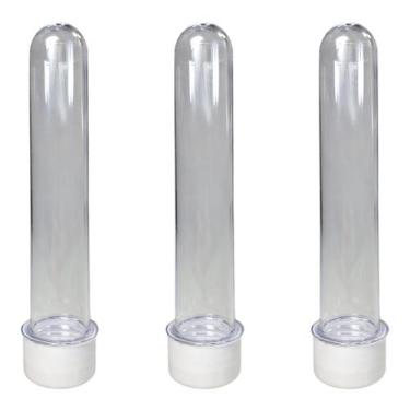 Imagem de Kit Tubetes Com Tampa Escolha Cor Artesanato Festa Doces Lembrancinha 