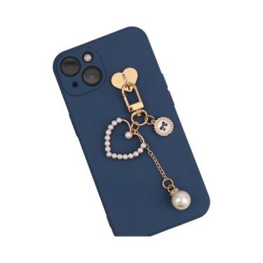 Imagem de Capa De Telefone Com Cadeia De Urso De Acrílico Colorido E Acessórios 