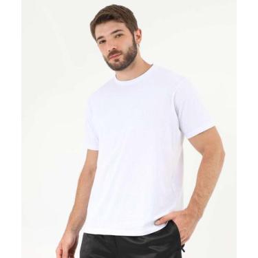 Imagem de Camiseta Masculina Básica Manga Curta Marisa Branco-47114, Branco, P