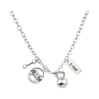 Imagem de Chaveiro Masculino De Halteres E Barras Para Academia, Exercício Funci