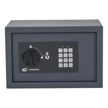 Imagem de Cofre Digital De Sobrepor Senha E Chave Aco 9l 20x31x20cm