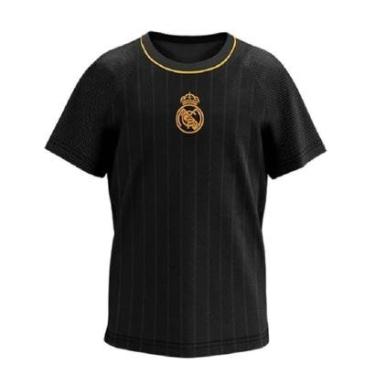 Imagem de Camiseta Real Madrid Lenda Braziline Juvenil - Preto-Unissex