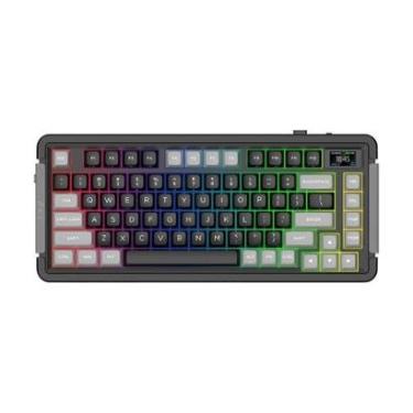 Imagem de Teclado Mecânico Sem Fio APLUS Gasket Zion com LCD, Bluetooth Cabo Removível Switch Gateron AKW500-Unissex