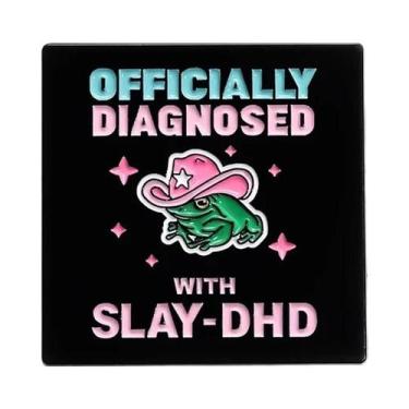 Imagem de Broches De Metal Redondos Personalizados Com Dizeres Engraçados De Ani