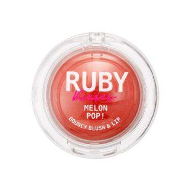Imagem de Blush & Lip Bouncy Melon Pop - Ruby Kisses Cor:Peach Pop, Peach Pop