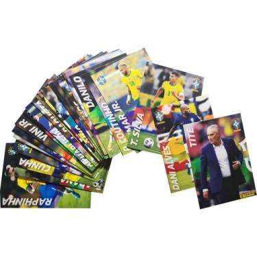 Imagem de Coleção Completa 30 Cards Nossa Seleção Rumo Ao Qatar 2022 - Panini