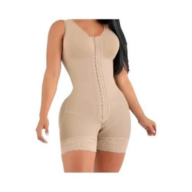 Imagem de Cinta Modeladora Feminina De Alta Compressão Para Controle Abdominal E