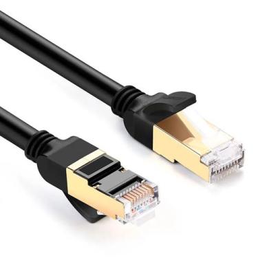 Imagem de Cabo de rede patch cord utp cat7 gigabit nw107 2m preto - 11269 - UGRE