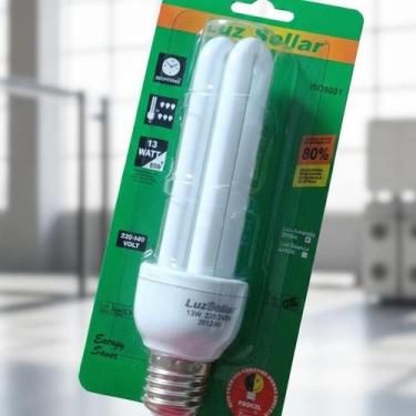 Imagem de Lâmpada Eletronica Amarela 13w Fluorescente 2700k 650lm - Luz Sollar, 