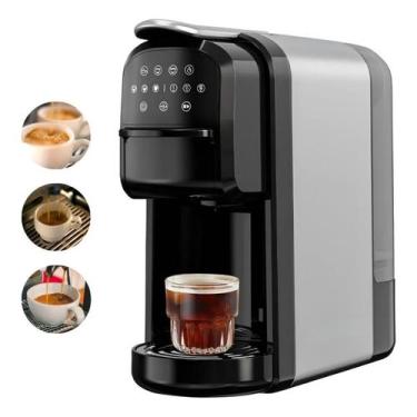 Imagem de Cafeteira Elétrica 3 em 1 Preta com Design Moderno 220V - SOKANY
