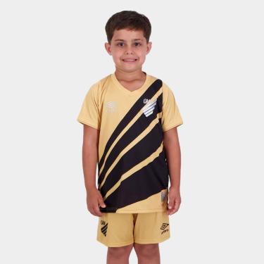 Imagem de Kit Camisa Infantil 24/25 s/n Capitão II Umbro + Calção Infantil-Unissex