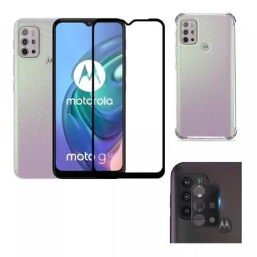 Imagem de Kit 3 Em 1 - Película / Película Câmera / Capinha Moto G10/G20/G30/G60