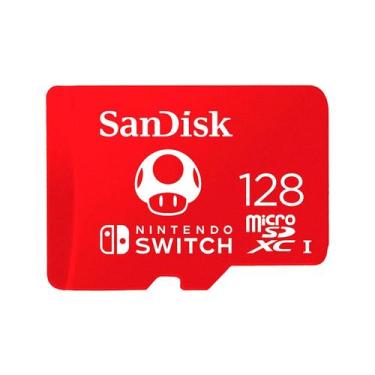 Imagem de Cartao de Memoria Sandisk Micro SD 128GB 100MBS - SDSQXAO-128G-GNCZN