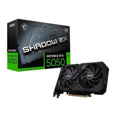 Imagem de Placa de Vídeo MSI GeForce RTX 5050 Shadow 2X OC 8GB - NVIDIA