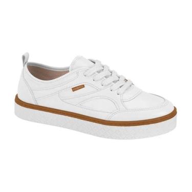 Imagem de Tênis Moleca Feminino Casual Casual Estiloso Original 5712, Branco, 38