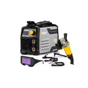 Imagem de Kit Soldador Profissional Ti150 + Esmerilhadeira Titanium - Titanium P