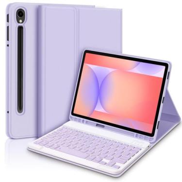 Imagem de Capa com Teclado GOKOCO para Samsung Galaxy Tab S10 Lite/S10 FE/S9 FE