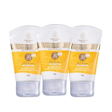 Imagem de Kit 3 Protetor Solar Facial Gel Creme Fps 30 UVA/UVB Australian Gold 5