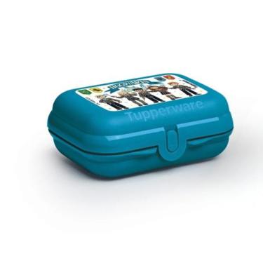 Imagem de Porta sanduíche infantil snack pequeno da tupperware