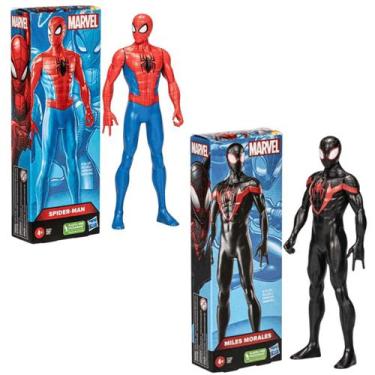 Imagem de Bonecos Super Heróis Homem Aranha e Miles Morales Expression - Hasbro