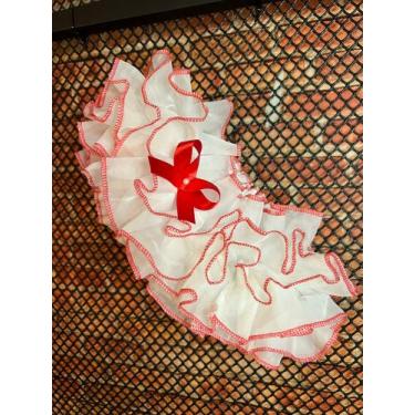 Imagem de Conjunto Bunda Rica Bebê Infantil Luxo Tapa Fralda - Sneakers, Vermelh