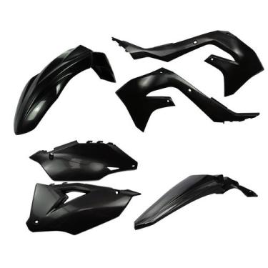 Imagem de Kit Plástico Carenagem Completo Amx Kxf 250 Kxf 450, Preto