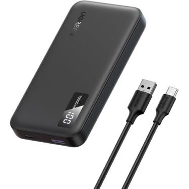Imagem de Carregador Portátil UGREEN Power Bank Bateria Externa 10000mAh USB A-S