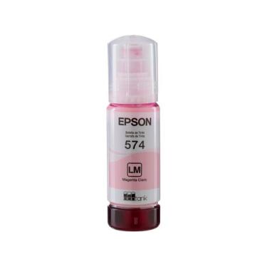 Imagem de Refil Epson T574 Magenta Claro 70ml Original L8050 L18050 T574620 Tint