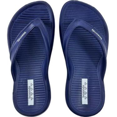 Imagem de Chinelo Dedo Ultra Conforto Feminino Dia a Dia Boaonda 2225-100, Azul,