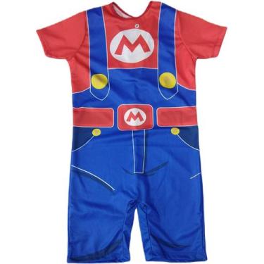Imagem de Fantasia Super Mario Bros Jogo Cosplay infantil FANT102 BM - Belos Per