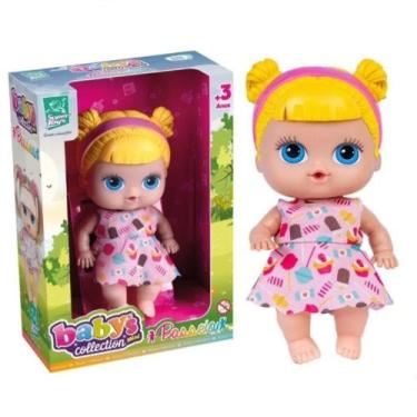 Imagem de Boneca Baby Bebê Collection mini Passeio brinquedo - Super Toys