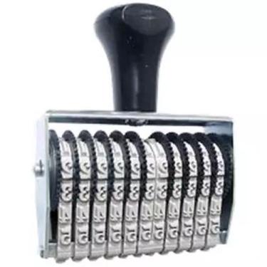 Imagem de Carimbo Numerador Manual 11 Fitas - Letras De 5mm - DATAKANJI