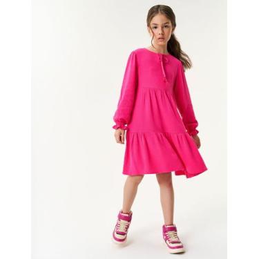 Imagem de Vestido Com Amarração Rosa Catavento, Rosa, 3