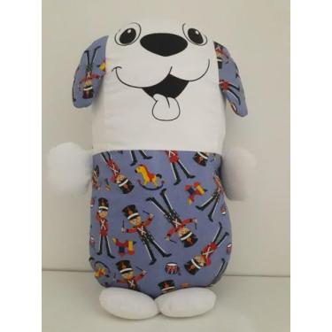 Imagem de Almofada Infantil Divertida Petcão Azul Soldado - Kisoninho Baby - Ros
