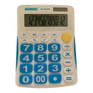 Imagem de Calculadora Eletrônica 12 Dígitos - Alfacell AL3916B