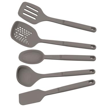 Imagem de Jogo de Utensílios de Cozinha Softta Silicone 5 Peças Resistente Até 210 graus C para P...
