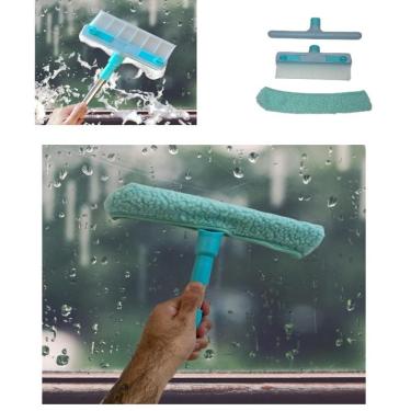 Imagem de Rodo Mop para Vidros Kit Limpa Janelas e Portas Profissional Articulado para Sacada Multicoisa da Paju