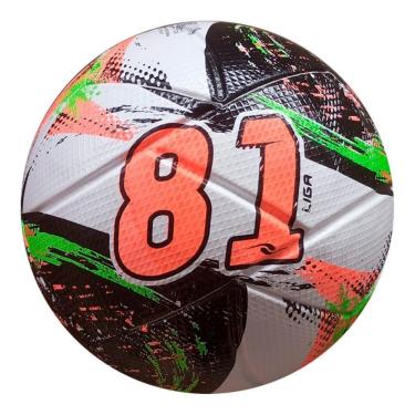 Imagem de Bola de Futsal 81 Liga Oficial para Quadra Preto e Laranja em Poliuretano Pu com Miolo Substituível Dalponte