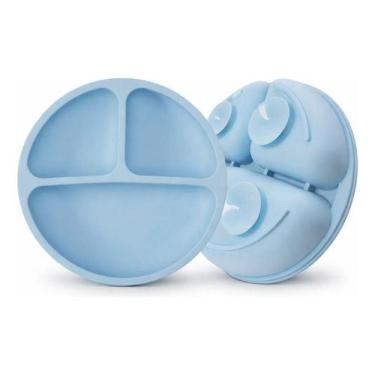Imagem de Pratinho De Silicone Com Ventosa Para Bebê Autoalimentação - - Clink, 