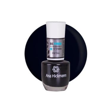 Imagem de Esmalte Ana Hickmann Preto Be Free Pietra Hipoalergênico