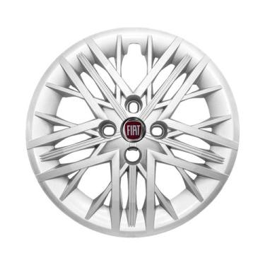 Imagem de Calota Aro 15 Fiat Cronos 2025 2026 (Prata) - GRID, Fiat Vermelho