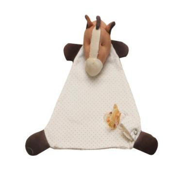 Imagem de Naninha Cheirinho De Bichinho Com Guizo Porta Chupeta - Happy Baby, Ca