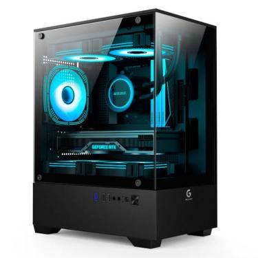 Imagem de Gabinete Gamer Brx, Tower, 3 Fans, Micro-ATX, Mini-ATX, Preto - R31B