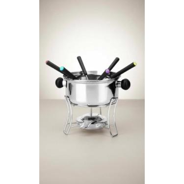 Imagem de Conjunto Fondue Aço Inox 10 Peças Completo - Congratulations Store