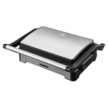 Imagem de Sanduicheira e Mini Grill HQ 180º 1000W Antiaderente Inox HQ-SG002 127V