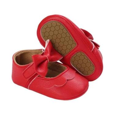 Imagem de Sapatos De Princesa Para Meninas, Antiderrapantes, Com Nó De Borboleta