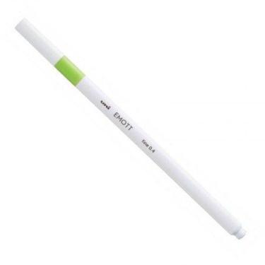 Imagem de Caneta hidrografica Emott fine 0.4mm PEMSY5 - Verde Claro - Uni-ball