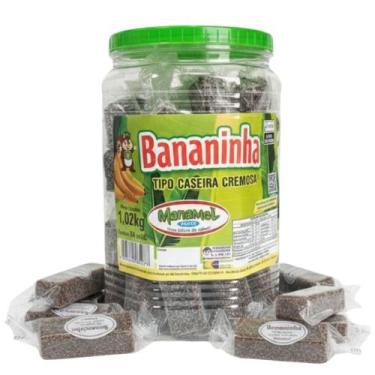 Imagem de Bananinha Manamel Pote Com 34 Unidades - 1,02kg - Manamel Doces